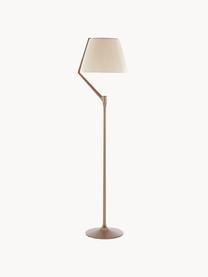 Grand lampadaire LED à intensité variable Angelo Stone, Blanc cassé, taupe avec finition en métal, haut. 173 cm