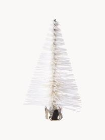 Pinces à sapin de Noël Whitoo, 6 pièces, Plastique, métal, Blanc, Ø 4 x haut. 9 cm