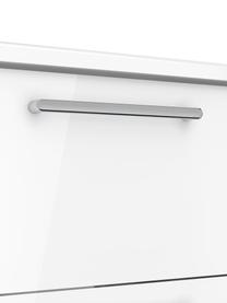 Lavabo con mobiletto Orna, Larg. 60 cm, Maniglie: alluminio rivestito, Bianco, Larg. 60 x Alt. 67 cm