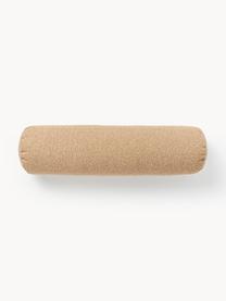 Bouclé-Sofa-Nackenrolle Sofia, Hülle: Bouclé (100 % Polyester), Bouclé Beige, Ø 17 x L 68 cm