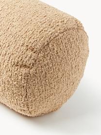 Bouclé-Sofa-Nackenrolle Sofia, Hülle: Bouclé (100 % Polyester), Bouclé Beige, Ø 17 x L 68 cm