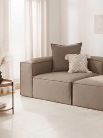 Sofa-Kissen Lennon, Hülle: 100 % Polyester, Webstoff Taupe, B 70 x L 70 cm