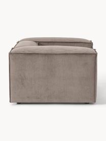 Fauteuil Lennon van corduroy, Bekleding: corduroy (92% polyester, , Frame: massief grenenhout, multi, Poten: kunststof Dit product is , Corduroy taupe, B 130 x H 101 cm