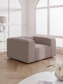 Sillón de pana Lennon, Tapizado: pana (92% poliéster, 8% p, Estructura: madera de pino y abeto ma, Patas: plástico. Este producto e, Pana gris pardo, An 130 x F 101 cm