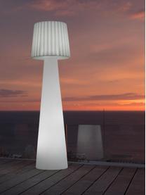 Lampada da terra da esterno con presa Lady, Lampada: polietilene, Bianco, Ø 38 x Alt. 150 cm