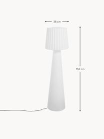 Outdoor Stehlampe Lady mit Stecker, Weiß, Ø 38 x H 150 cm