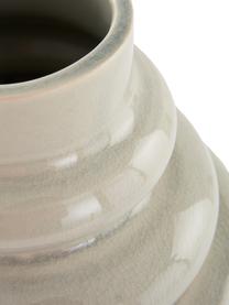 Vase design artisanal Viva, Céramique, Grège, Ø 25 x haut. 25 cm
