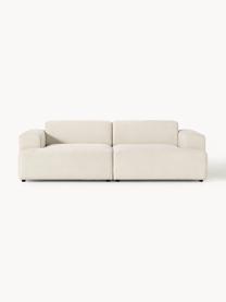 Sofa Melva (3-Sitzer), Bezug: 100 % Polyester Der strap, Gestell: Massives Kiefern- und Fic, Füße: Kunststoff Dieses Produkt, Webstoff Off White, B 238 x T 101 cm