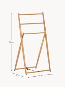 Porta asciugamani in legno di teak Roxana, Legno di teak, Legno di teak, Larg. 50 x Alt. 96 cm