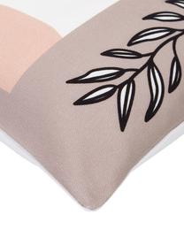 Kissenhülle Silia mit sommerlichem Motiv aus Bio-Baumwolle, 100% Bio-Baumwolle, GOTS-zertifiziert, Mehrfarbig, B 45 x L 45 cm