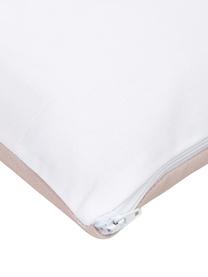 Housse de coussin 45x45 imprimé estival Silia, 100 % coton bio, certifié GOTS, Multicolore, larg. 45 x long. 45 cm