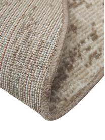Okrągły dywan wewnętrzny/zewnętrzny w stylu vintage Diana, 100% polipropylen, Beżowy, Ø 120 cm (Rozmiar S)