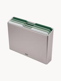 Planches à découper avec support Folio, 5 élém., Argenté, tons verts, larg. 34 x haut. 24 cm