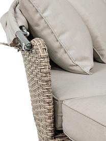 Zon-eiland Siesta, verstelbaar, Frame: gepoedercoat aluminium, Taupe, B 168 x H 145 cm