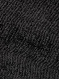 Handgeweven viscose vloerkleed Jane, Onderzijde: 100% katoen Het in dit pr, Antraciet, B 160 x L 230 cm (maat M)