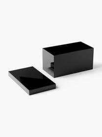 Pudełko do przechowywania Jamie, Szkło akrylowe, Czarny, błyszczący, S 20 x G 11 cm