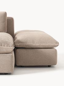 Salon lounge modulable Felix, Tissu beige, larg. 320 x prof. 250 cm