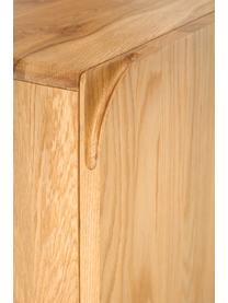 Szafka nocna z drewna dębowego Cadi, Drewno dębowe olejowane, S 50 x W 55 cm