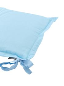 Coussin pour banc bleu ciel Panama, Bleu ciel