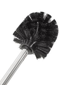 Brosse pour WC en grès cérame Glitter, Couleur argentée, Ø 12 x haut. 34 cm