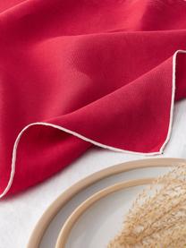 Serviettes de table en lin avec passepoil Kennedy, 4 pièces, 100 % lin délavé

Le lin est une fibre naturelle qui se caractérise par ses propriétés respirantes, sa résistance et son toucher doux

Le matériau est certifié STANDARD 100 OEKO-TEX®, 6760CIT, CITEVE, Rouge, blanc, larg. 45 x long. 45 cm