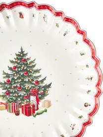 Grand saladier en porcelaine Delight, Ø 44 cm, Porcelaine Premium, Blanc, vert, rouge, Ø 44 cm