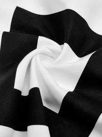 Kissenhülle Sera in Schwarz/Weiß mit grafischem Muster, 100% Baumwolle, Weiß & Schwarz, gemustert, B 45 x L 45 cm