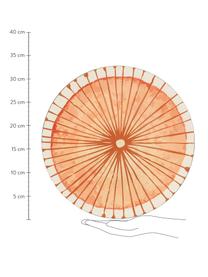 Dessous-de-plat design estival Marea, 6 élém., Plastique, Multicolore, Ø 33 cm