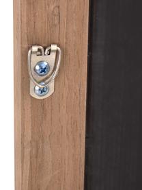 Rechthoekige wandspiegel Wilany met bruine houten lijst, Lijst: hout, Bruin, B 53 cm x H 153 cm