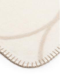 Manta Bamboo Circles, Tonos beige, An 150 x L 200 cm