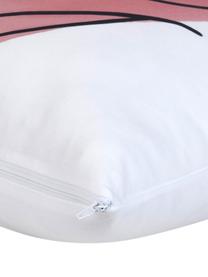 Designový povlak na polštář Selfcare od Kery Till, 100 % bavlna, Bílá, růžová, černá, Š 40 cm, D 40 cm