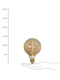 Žárovka E27, 160 lm, stmívatelná, teplá bílá, 1 ks, Jantarová, transparentní, Ø 10 cm, V 14 cm