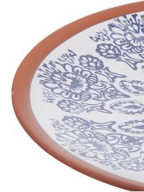 Ručne vyrobený servírovací tanier Tapas, Ø 37 cm, Modrá, biela, hnedá