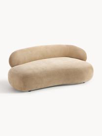 Sofa Alba (2-Sitzer), Bezug: 97% Polyester, 3% Nylon D, Gestell: Massives Fichtenholz, Bir, Füße: Kunststoff Dieses Produkt, Webstoff Beige, B 185 x T 114 cm, Rückenlehne links