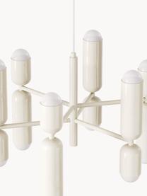 Lampada a sospensione a LED Ariane, Paralume: vetro acrilico, Bianco latte, Ø 55 x Alt. 40 cm