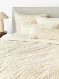 Funda de almohada de algodón Chase, Blanco Off White, An 45 x L 110 cm