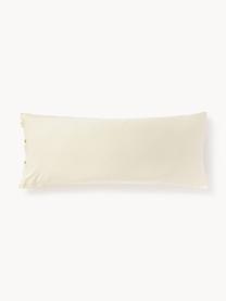 Funda de almohada de algodón Chase, Blanco Off White, An 45 x L 110 cm