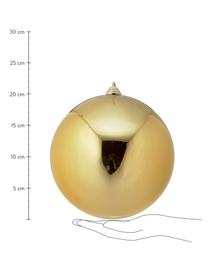 Bruchfeste Weihnachtskugel Stix Ø 20 cm, bruchfester Kunststoff, Goldfarben, Ø 20 cm