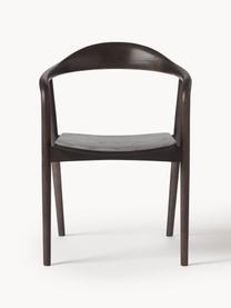 Holz-Armlehnstuhl Angelina, Eschenholz, FSC-zertifiziert, lackiert, Sperrholz, FSC-zertifiziert, Eichenholz, lackiert, B 57 x H 80 cm