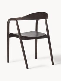 Houten fauteuil Angelina, Gelakt essenhout
Multiplex geschilderd

Dit product is gemaakt van duurzaam geproduceerd, FSC®-gecertificeerd hout., Donker essenhout, B 57 x H 80 cm