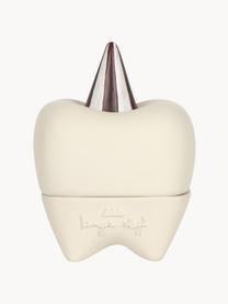 Kinder-Aufbewahrungsbox Tooth, Steinmaterial, Off White, Mehrfarbig, B 6 x H 9 cm