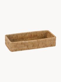 Handgefertigte Deko-Tabletts Güle aus Rattan, 2er-Set, Rattan, Beige, Set mit verschiedenen Grössen