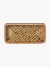 Handgefertigte Deko-Tabletts Güle aus Rattan, 2er-Set, Rattan, Beige, Set mit verschiedenen Grössen