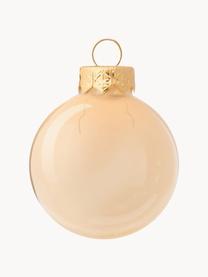 Boules de Noël Decoris, 42 élém., Verre, Doré, beige clair, Ø 7 cm