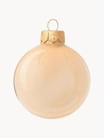 Boules de Noël Decoris, 42 élém., Verre, Doré, beige clair, Ø 7 cm