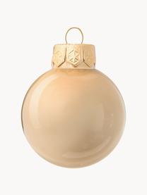 Boules de Noël Decoris, 42 élém., Verre, Doré, beige clair, Ø 7 cm