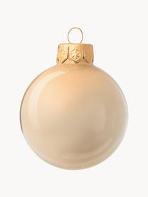 Weihnachtskugeln Decoris, 42er-Set, Glas, Goldfarben, Hellbeige, Ø 7 cm