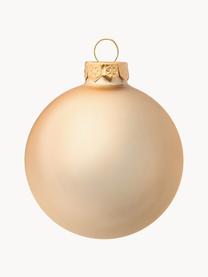 Weihnachtskugeln Decoris, 42er-Set, Glas, Goldfarben, Hellbeige, Ø 7 cm