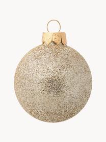 Boules de Noël Decoris, 42 élém., Verre, Doré, beige clair, Ø 7 cm