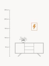 Stampa digitale incorniciata Flash, Cornice: legno di faggio, certific, Immagine: stampa digitale su carta , Legno chiaro, bianco latte, marrone chiaro, Larg. 33 x Alt. 43 cm